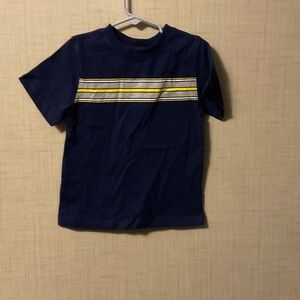 Circo Navy Blue Tee with Yellow and White Stripes